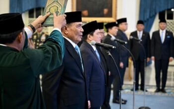 Presiden Prabowo Lantik Dua Menteri dan Tiga Wakil Menteri Kabinet Merah Putih